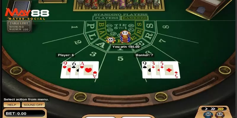 Baccarat May88 - Trải Nghiệm Đỉnh Cao, Cơ Hội Thắng Lớn Điều kiện tham gia chơi Baccarat tại May88